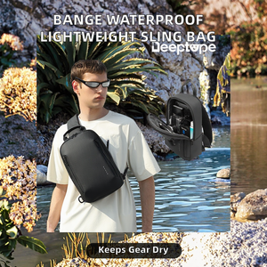 BANGE กระเป๋าสะพายข้างโพลีเอสเตอร์กันน้ำน้ำหนักเบาแฟชั่นใหม่สำหรับผู้ชาย-คุณภาพสูงมินิมอลตามหลักสรีรศาสตร์ - Product Image 2