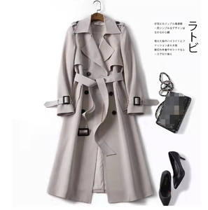 Nuovi Arrivi OEM: Elegante <span class=keywords><strong>Trench</strong></span> Coat da Donna, Stile Lungo, <span class=keywords><strong>Taglie</strong></span> Grandi, per Autunno e Inverno - Product Image 5