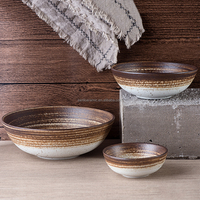 Services de vaisselle en céramique et porcelaine modernes, peints à la main avec motifs végétaux, pour restaurants, compatibles lave-vaisselle et durables