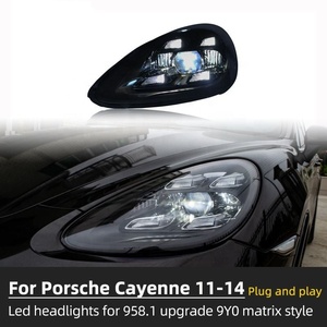 Coppia di Fari a LED Stile Matrix 2023 per <span class=keywords><strong>Porsche</strong></span> <span class=keywords><strong>Cayenne</strong></span> <span class=keywords><strong>S</strong></span> 958.1 958 2011-2014, Gruppo Ottico Anteriore, Luci Auto - Product Image 4