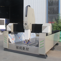 Machine de gravure sur pierre CNC avec broche refroidie par eau 24000 tr/min, puissance 5,5 kW, système de gravure 3D intelligent haute précision