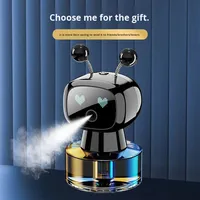 Diffuseur d'arômes intelligent pour voiture à commande vocale et parfum liquide avec pulvérisateur de parfum pour tableau de bord - Décoration estivale haut de gamme pour hommes