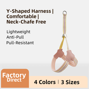 Y Şekilli Köpek Tasması, Fabrikadan Doğrudan, Neopren Malzeme, Hafif ve Nefes Alabilen Ultra Hafif Köpek Tasması, Kürk Dostu - Product Image 5