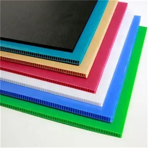 Taille haute résistance 2-10mm 48x96 Feuille de plastique noir Coroplast Correx Board