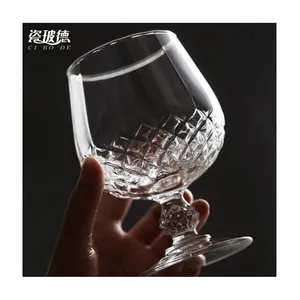 Vintage Clear Crystal Bril Brandy Beker Water Drinkglazen Set Sap Bier Cup Decoratieve Wijn Luxe Cognacglas Cup