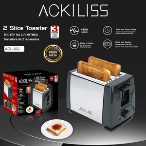 <span class=keywords><strong>Tostadora</strong></span> Eléctrica Multifuncional de Metal de <span class=keywords><strong>Doble</strong></span> Capa de 750W para el Hogar, Compatible con Regulaciones Europeas/Británicas/Australianas - Product Image 2