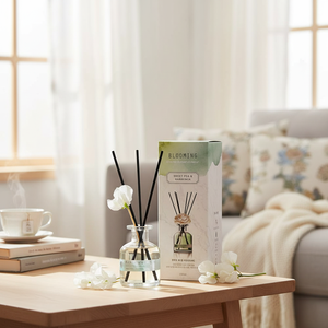 BLOOMING Home <b>Reed</b> <b>Diffuser</b> Aroma Oil Fragrance Decorative Room Scent Set <b>for</b> Living Room Bedroom Bathroom Office Interior - Product Image 3