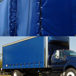 Telo in PVC Impermeabile Blu da 550g 600gsm 18oz <span class=keywords><strong>Tessuto</strong></span> Rivestito in Plastica per Coperture di Camion in Rotoli - Product Image 4