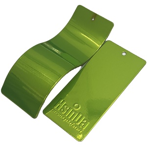 ภาพลวงตาสีเขียวแอปเปิ้ลเมทัลลิคโครเมี่ยมผงเคลือบสีเขียวมะนาว - Product Image 3