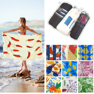 Toalla de Playa Moderna de Diseño Personalizado, con Logotipo Personalizado, de Lujo, Ecológica, de Tela de Rizo, para Exteriores - Product Image 4