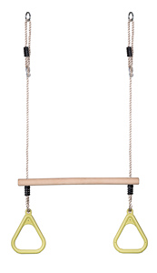 <span class=keywords><strong>Anneaux</strong></span> de gymnastique en plastique pour extérieur, pour balançoire extérieure avec barre de trapèze en bois, accessoires de terrain de jeu - Product Image 2