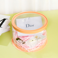 Boîte à gâteau ronde transparente de 6 pouces, 8 pouces, 10 pouces, 12 pouces, emballage pour pâtisserie, boîte à gâteau d'anniversaire, boîte à gâteau de mariage, boîte à fleurs, boîte à cadeaux, boîte à artisanat