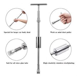 Kit d'outils de réparation de bosses de voiture avec 18 languettes de colle en plastique et extracteur à poignée en T, accessoires automobiles universels - Product Image 5