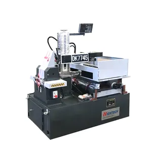 Yüksek hızlı CNC işleme çelik tel kesme makinası Dk7755 çok kesim tel kesme EDM makinesi