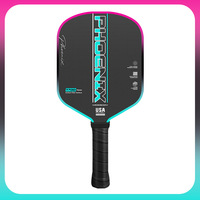 Raquette de pickleball en fibre de carbone T700 finition mate, longueur 40,5 cm, épaisseur 16 mm, poids 220-230 g, transfrontalier