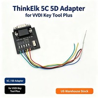 Adaptador de Chip ThinkElk 5C 5D en Stock en Almacén de EE. UU., Compatible con VVDI Key Tool Plus, Accesorio para Programador de Llaves de Auto