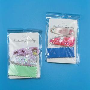 Barrettes pour enfants mignonnes et adorables, pinces pour franges latérales et pinces pour cheveux effilés. Disponible en quantités de 1 à 2 yuans. - Product Image 2