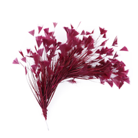 Coloré fait à la main 25-30 cm plumes de dinde fleur chapeau plumes décoratives pour artisanat cheveux accessoire fête spectacle danse décoration