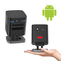 Projecteur laser extérieur 4K Full HD avec WiFi 2.4/5G Smart Android TV 3D 180 ANSI Lampe LED à courte portée