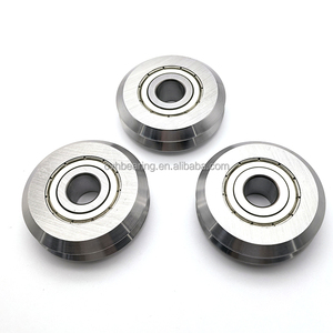 W4 W4X VW4XXL RM4SSX RM4ZZ W4-2RS 15x59.94x19.05mm W Type <strong>V</strong> <strong>Groove</strong> Linear <strong>Guide</strong> Rail Track Roller <strong>Bearing</strong> - Product Image 6