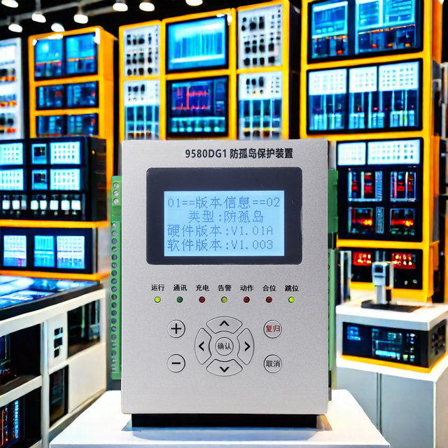 New Energy System Grid Anti-island protection Relay With Reverse Power protection Overload and Frequency Function