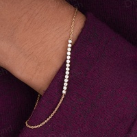 IGI Certifié CVD HPHT Lab Grown Créé Bracelet De Tennis En Diamant 10K 14K 18K Or Massif pour Femmes Hommes 2mm 3mm 4mm Chaîne De Tennis