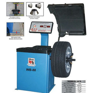 Équilibreuse de roues automatique Deesdon WB-88 pour jantes de 10 à 24 pouces, capacité de 65 kg, équipement d'équilibrage de pneus informatisé, garantie 1 an - Product Image 3