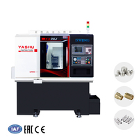 Système de contrôleur GSK d'approvisionnement d'usine, Mini tour CNC, acier plastique en laiton Alu de coupe de métal, facile à utiliser