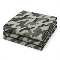 Tissu de travail camouflage 100% polyester 200 g/m², sergé 150 cm, imitation gabardine, tissu uniforme