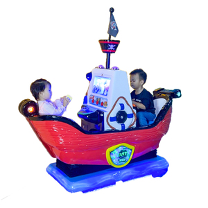 Manège <span class=keywords><strong>Pirate</strong></span> 2 places à monnayeur en fibre de verre, <span class=keywords><strong>jeu</strong></span> vidéo interactif pour parcs d'attractions intérieurs, populaire auprès des enfants - Product Image 3