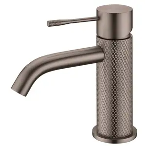Latest One Hole Brushed Bronze Brass Modern Manufacturer Single Handle Mixer Taps Bathroom Faucet Set Sink