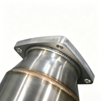 Nouveau Downpipe d'échappement haute performance en acier inoxydable 304 à montage direct pour Porsche 911 991.2 Carrera 2011-2016
