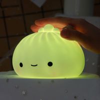 Nouveau design Veilleuse de boulette de dessin animé LED douce au toucher pour bébé pour enfants