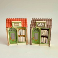 Ensemble de porte-clés anti-stress en PLA imprimé en 3D pour librairie - Jouet anti-stress en forme de livre, accessoires cadeaux