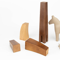 Pieds de meubles en bois massif personnalisés, remplacement de pieds en bois coniques pour canapé, canapé, armoire, table de chevet, bricolage
