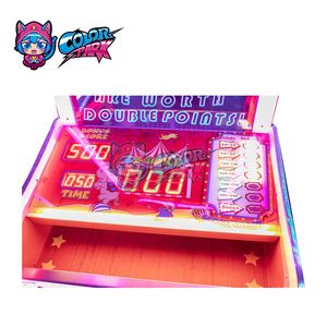 Colorful Park Nueva Máquina de Juego de Arcade Operada con Monedas para Niños: Lanzar Pelotas y Golpear al Payaso (Juego de Lotería) - Product Image 5