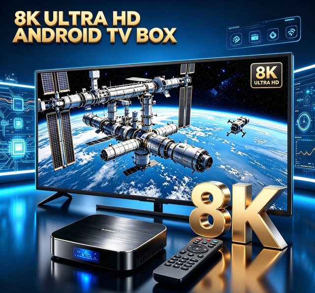 Android IPTV TV Box 8K Mini Quad Core AndroidSet-top Box Android OTT