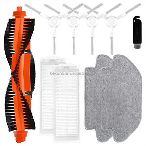 Compatible para <span class=keywords><strong>Xiaomi</strong></span> Robot <span class=keywords><strong>Vacuum</strong></span> S10 S12 T12 B106GL/ <span class=keywords><strong>Mop</strong></span> <span class=keywords><strong>2S</strong></span> XMSTJQR2S / 3C B106CN, <span class=keywords><strong>accesorios</strong></span> de piezas, fregona de filtro de cepillo lateral principal - Product Image 1