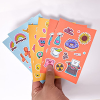 Vinilo para Impresión de Etiquetas Individuales, Etiquetas Impermeables, Hoja de Etiquetas Kiss Cut, Adhesivo, Hojas de Etiquetas Personalizadas, Etiquetas de Dibujos Animados