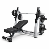 Banc de musculation pliable robuste multifonctionnel professionnel pour l'entraînement de la poitrine et support d'haltères