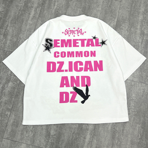 Vente en gros de t-shirts à col rond en coton de créateur t-shirt boxy surdimensionné à la mode t-shirt personnalisé avec impression graphique lourde - Product Image 2
