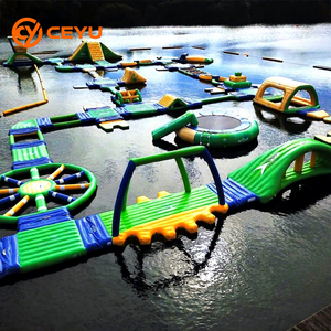 <span class=keywords><strong>Parc</strong></span> aquatique gonflable Ceyu pour l'extérieur, avec parcours d'obstacles aquatiques gonflables, toboggan, aire de jeux aquatique, plateforme flottante et <span class=keywords><strong>parc</strong></span> aquatique de plage - Product Image 1