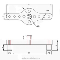 Gabarit de trou de poche vertical 6/8/10mm Kit de Guide de perçage à centrage automatique pour le travail du bois