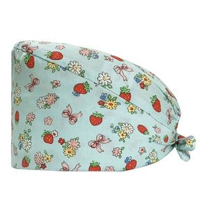 Nouvel Arrivage – Bonnets Chirurgicaux Confortables en Pur Coton à Imprimés Floraux et Dessins Animés pour Infirmières, avec Doublure en Satin et Tissu Peigné - Product Image 6