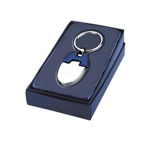 Llavero Metálico Personalizado con Abrebotellas y Portamonedas, Impresión en Esmalte Azul Brillante, Llavero Azul Brillante de Regalo Hecho de Aleación de Latón - Product Image 2