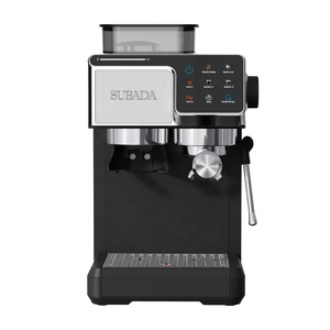 เครื่องชงกาแฟเอสเพรสโซพร้อมตัวเลือกการบด 20 ระดับ กาแฟโคลด์บริว ถังน้ำ 1.8 ลิตร เมล็ดกาแฟ 100 กรัม กรวยชงกาแฟเชิงพาณิชย์ขนาด 51 มม. - Product Image 1