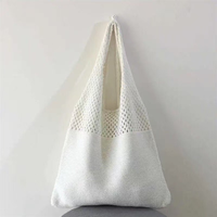 Sacs à main tricotés de créateur pour femme, grands cabas de grande capacité, sacs de plage d'été, grands sacs à bandoulière décontractés tissés ajourés