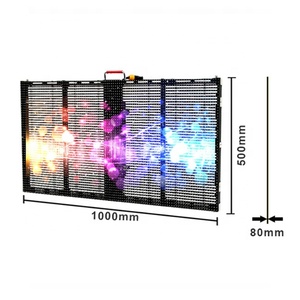 Bảng Đèn Led Thủy Tinh Đủ Màu P3.91 P7.81 Màn Hình Led Trong Suốt Trong Nhà - Product Image 1