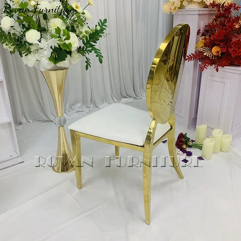 結婚式のイベントチェア金の悪魔椅子モダンなデザインステンレス製パーティーやイベント用