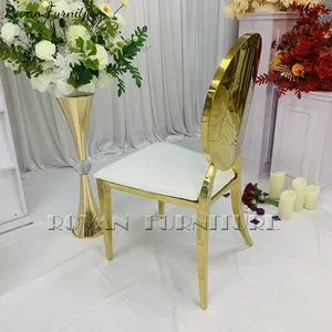 Chaises <span class=keywords><strong>de</strong></span> mariage et d'événements en acier inoxydable au design moderne, chaise du <span class=keywords><strong>diable</strong></span> dorée, <span class=keywords><strong>prix</strong></span> <span class=keywords><strong>de</strong></span> gros en <span class=keywords><strong>vente</strong></span> chaude - Product Image 1
